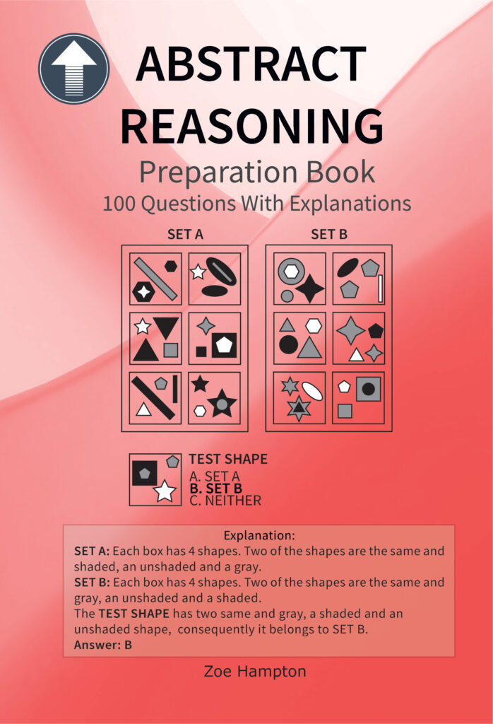 Book Cover: ABSTRACT REASONING Preparation Book