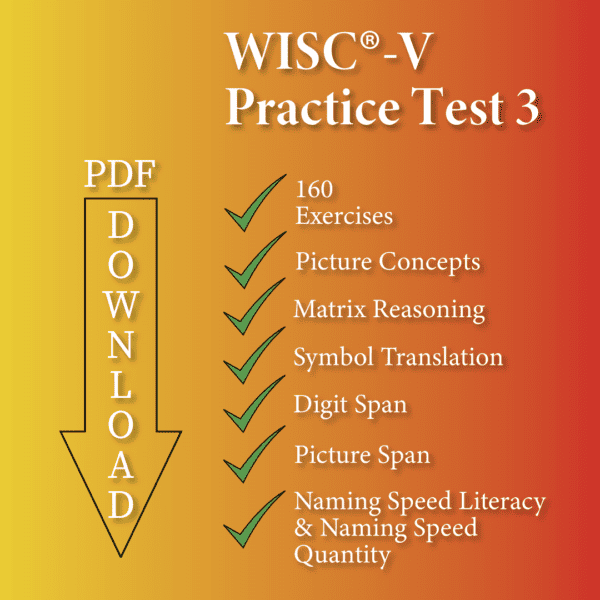 WISC-V Practice test eBook
