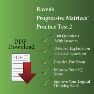 Raven's Progressive Matrices™ Practice Test 2